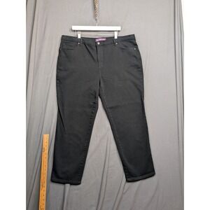 Gloria Vanderbilt Denim Jeans Black Amanda Size 20W